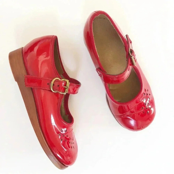 Buster Brown Other - Buster Brown Vintage Red Patent Leather Mary Jane Shoes